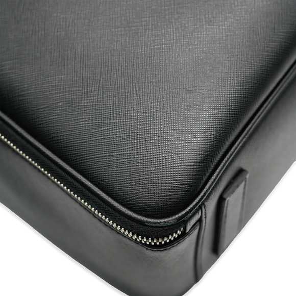 Prada Black Saffiano Leather Briefcase - Picture 5 of 7